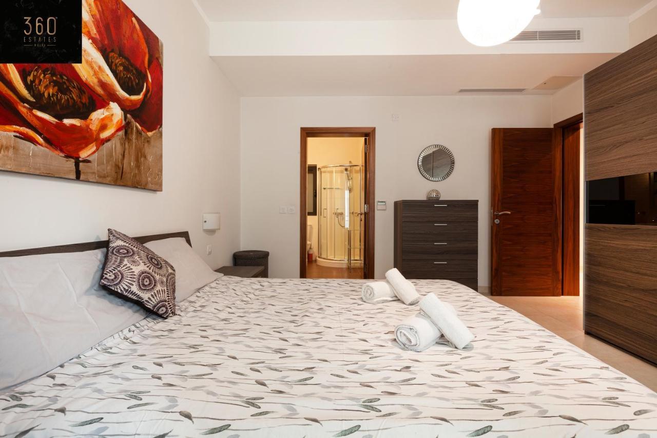 Ferienwohnung Pender Lux Complex - 3Br Unit With Private Parking By 360 Estates San Ġiljan Exterior foto